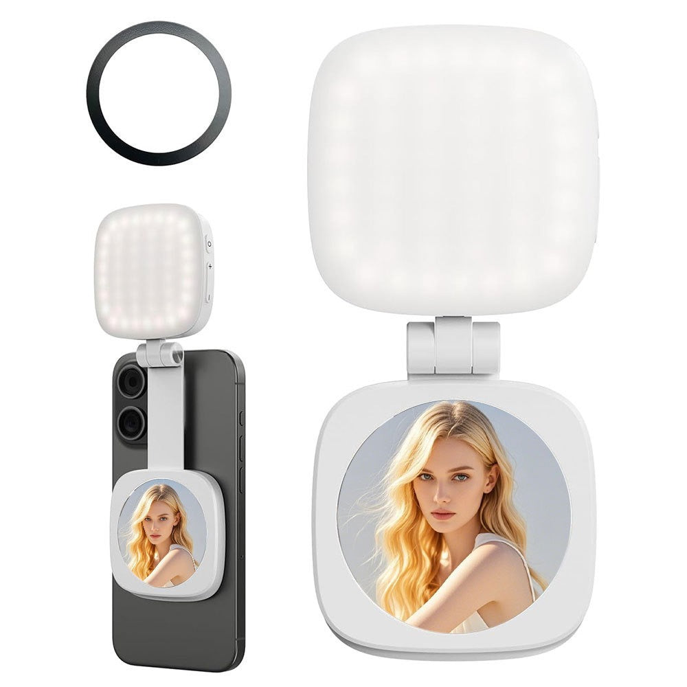 Mobile Phone Magnetic Fill Light Comes With A Makeup Mirror